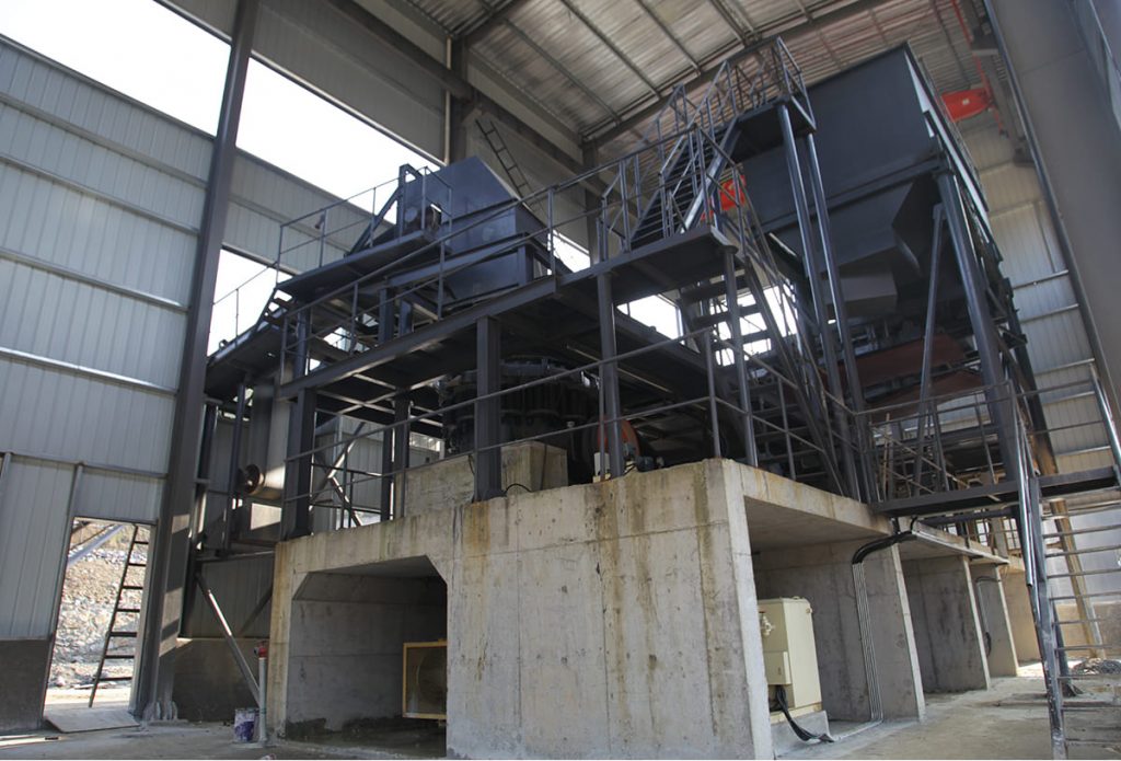 Pebble and Limestone Sand Making Plant