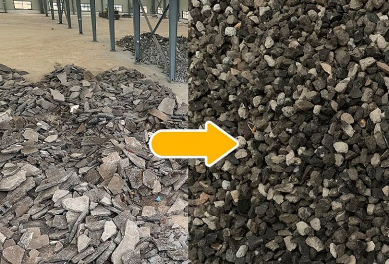 how to crush concrete into gravel