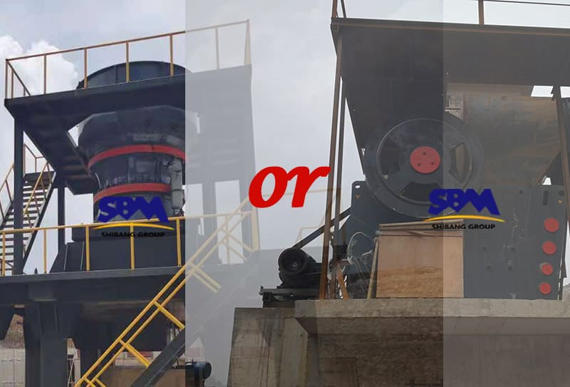 Which is better cone stone crusher or jaw crusher?