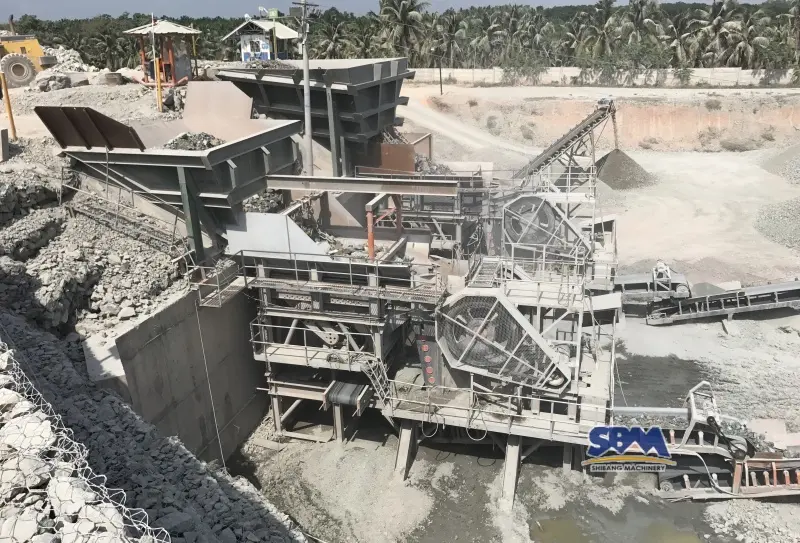 Application of high-efficiency stone crusher in aggregate production