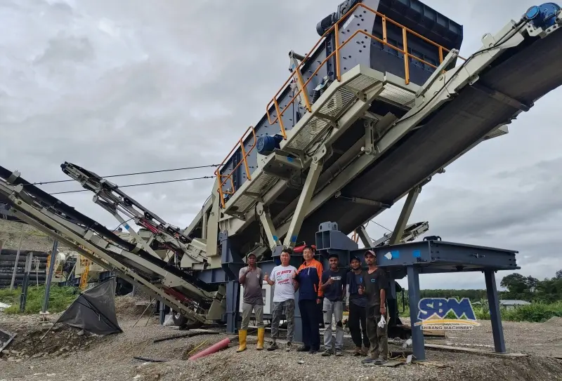 Mobile Stone Crusher Pebble