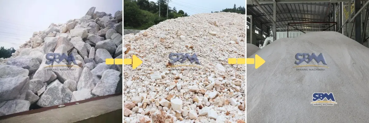 Traitement de la calcite