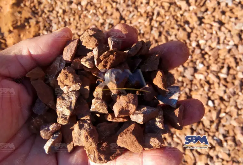 Crushed Gold Ore