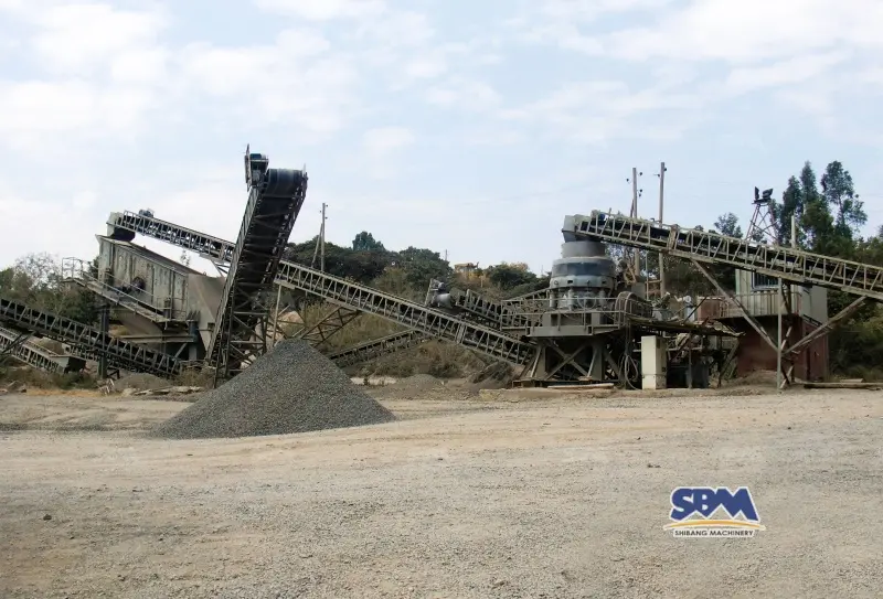 Triturador de concreto eficiente para construção e mineração