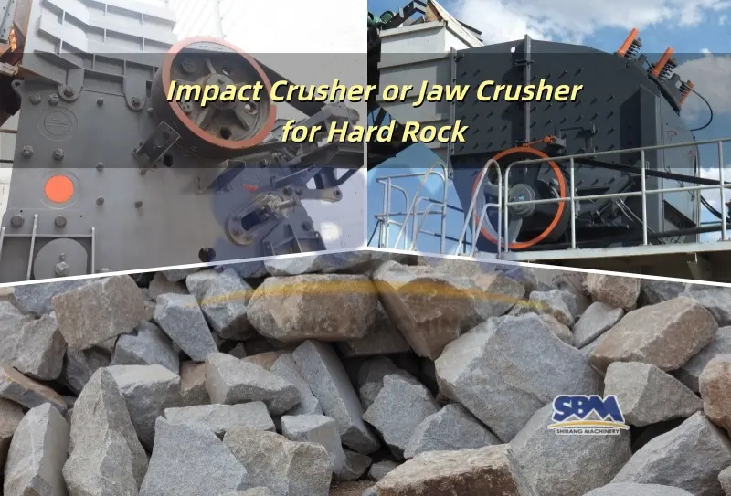 Impact Crusher or Jaw Crusher for Hard Rock