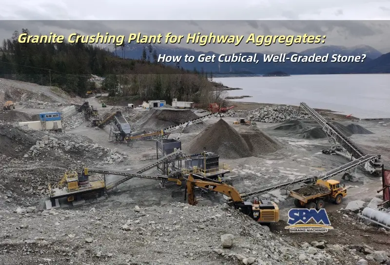 Nhà máy nghiền đá granite cho cốt liệu đường cao tốc: Làm thế nào để có được hình khối, Well‑Graded Stone
